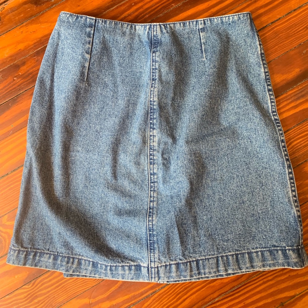 Tommy jeans light wash denim skirt
